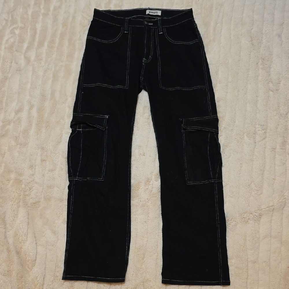 Aphrodite Hot Topic Black Cargo Pants